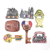 Factory Supplier ODM OEM Custom Countries City Tourism Souvenir Fridge Magnet with Pendant
