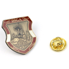 Custom Your Logo Idea Riga Latvia Souvenir Enamel Metal Brooch Lapel Pin Badges for Suit Hats