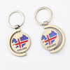 Manufacturer Custom Design Zinc Alloy Iceland Tourist Souvenir Gifts Metal Key Chain Viking Keychain