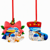 Custom Design Beach Island Travel Souvenir 3D Resin Hanging Christmas Ornament Xmas Tree Decor