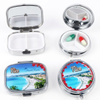 Custom Logo Stainless Steel Souvenir Metal Medicine Case Pill Storage Box