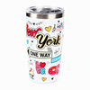 Wholesale Custom Logo City Souvenir Can Shaped Water Bottle Vacuum Flask