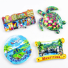 Customized Made Beach Island Mauritius Curacao Tourist Souvenir Resin Refrigerator Fridge Magnets
