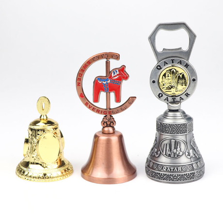 Factory Supplier Custom Countries Landmark Tourist Gift Souvenir Bell Metal Dinner Bell