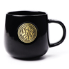 Custom Engraved Metal Logo Dubai Qatar Tourist Souvenir Ceramic Mug Cups Manufacturer