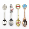 Custom Your Own Logo Vintage Antique Sliver Decor Countries Tourist Gifts Metal Souvenir Spoon