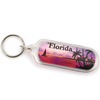 Wholesale Custom Logo Printing Beach Souvenir Key Chain Clear Acrylic Keychain
