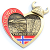 Customized Design Country Viking Norway Souvenir 3D Metal Ref Fridge Magnet