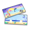 Customized Design Beach Souvenir Aluminum Car License Plate Refrigerator Fridge Magnets