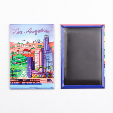 Custom Logo Countries Souvenir Metal Tin Plate Photo Refrigerator Magnet Iron Tinplate Fridge Magnet