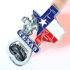 Custom Engraved 3D Metal Logo Texas Souvenir Beer Bottle Opener Magnet