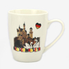 Custom Printing Logo Porcelain Germany Souvenir Gifts Ceramic Coffee Mug