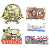 Customised Made Zinc Alloy Iceland Viking Souvenir Metal Fridge Magnet