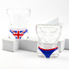 Customized Logo London Souvenir Women Bikini Sexy Glass Shot Glasses