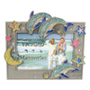 Custom Design Beach Souvenir Decorative Glitter Metal Picture Photo Frame