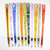 Custom Printing Logo Souvenir Gift Neck Straps Polyester Lanyard with Plastic Buckle