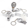 Personalized Custom Logo Tourist Souvenir Multifunction Nail Cutter Clipper Keychain with Opener