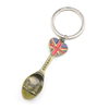 Custom Design Zinc Alloy London Tourist Souvenir Metal Bottle Opener Mini Spoon Keychain