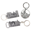 Custom Boston Chicago Souvenir Keychain Personalized Logo Enamel 3D Keyring Metal Key Chains