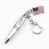 Customized Logo Souvenir Mini Pen Keychain Multicolor Ballpoint Pens with Charms