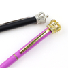 Custom Laser Printing Logo Luxury Crown Ballpoint Pen Souvenir Pen