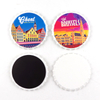 Custom Logo Belgium Brussels Tourist Souvenir Round Ceramic Fridge Magnet for UV Printing